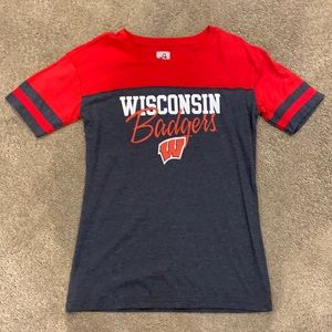 J.America-Women’s Wisconsin Badgers Tee Sz S